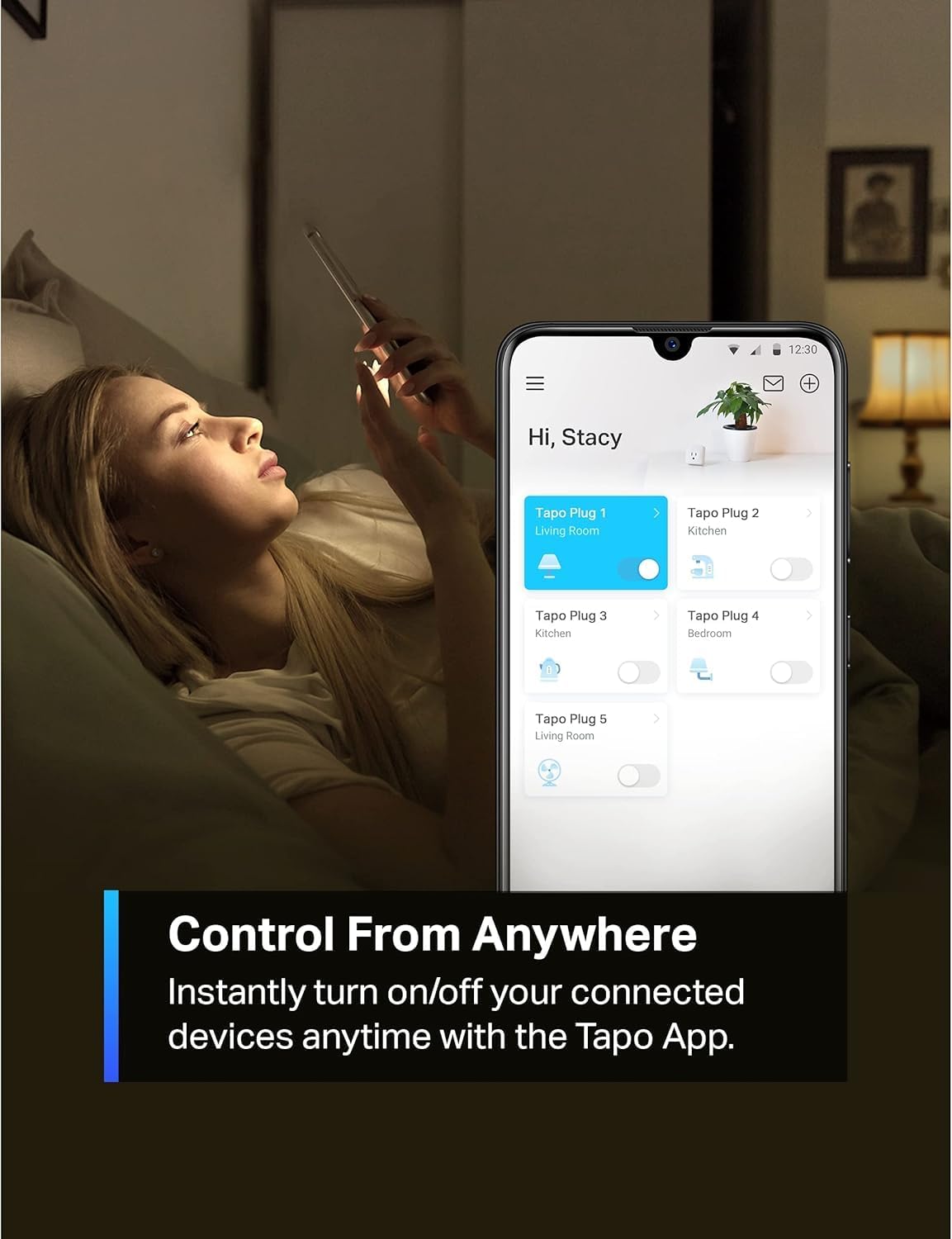 P105 Mini Smart Plug (4-Pack) - 15A Wi-Fi Enabled Smart Home Plug, Effortless Setup, Compatible with Alexa & Google Home, No Hub Required, UL Certified, 2.4G Wi-Fi Only, White