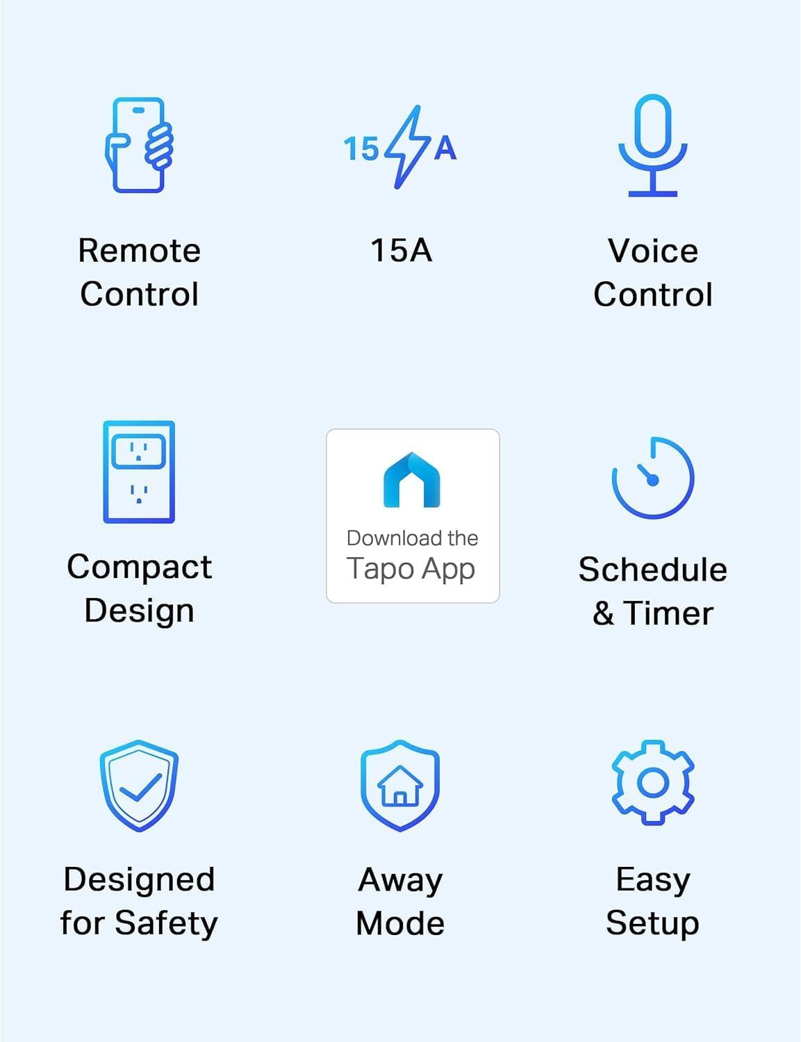 P105 Mini Smart Plug (4-Pack) - 15A Wi-Fi Enabled Smart Home Plug, Effortless Setup, Compatible with Alexa & Google Home, No Hub Required, UL Certified, 2.4G Wi-Fi Only, White