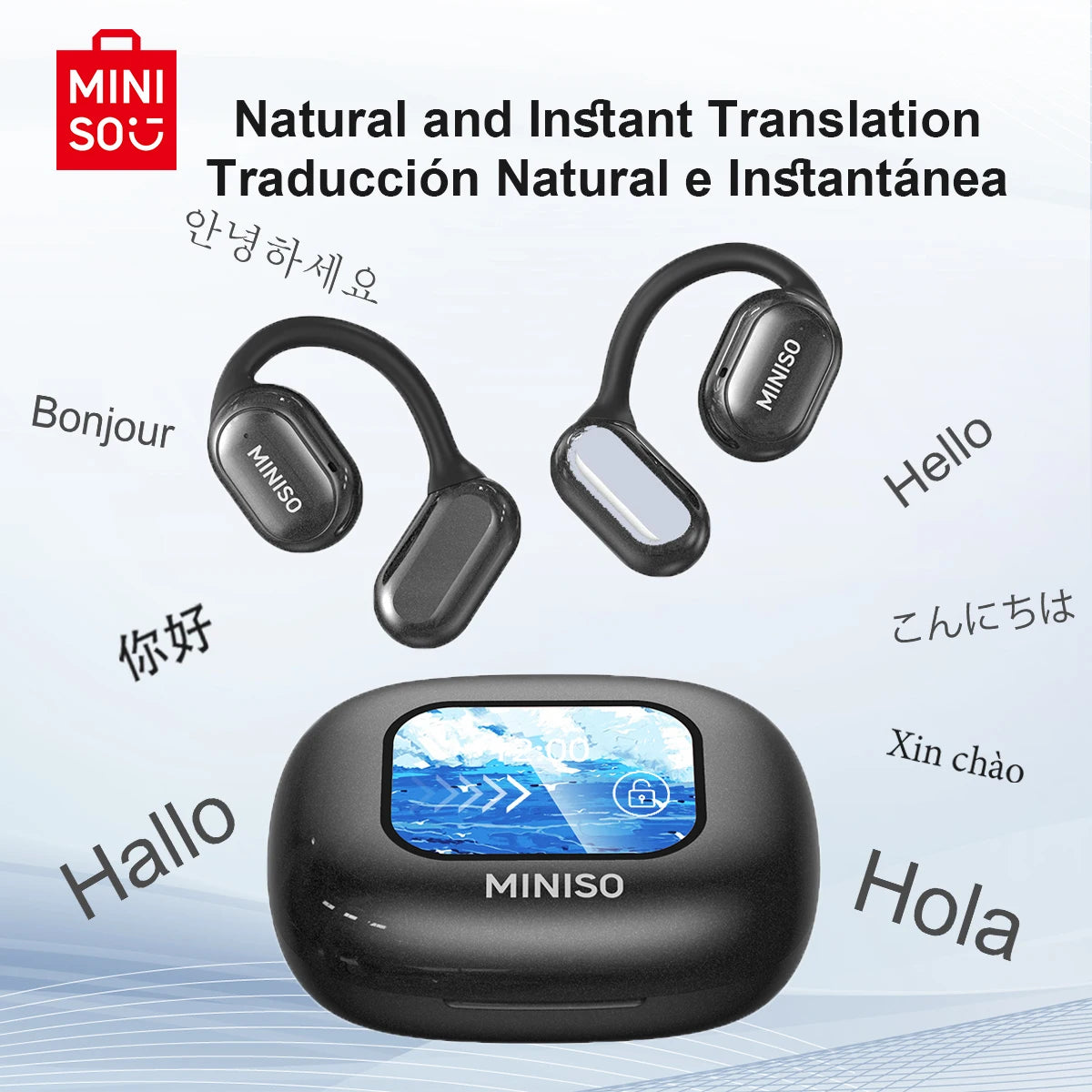 X30 Bluetooth Wireless Earbuds - Real-Time Translation & Custom Equalizer for Ultimate Office & Travel Experience